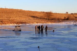 Nebraska Ice Fishing at Pheasant Bonanza