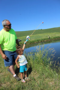 Grandpa & Granddaughter Fishing