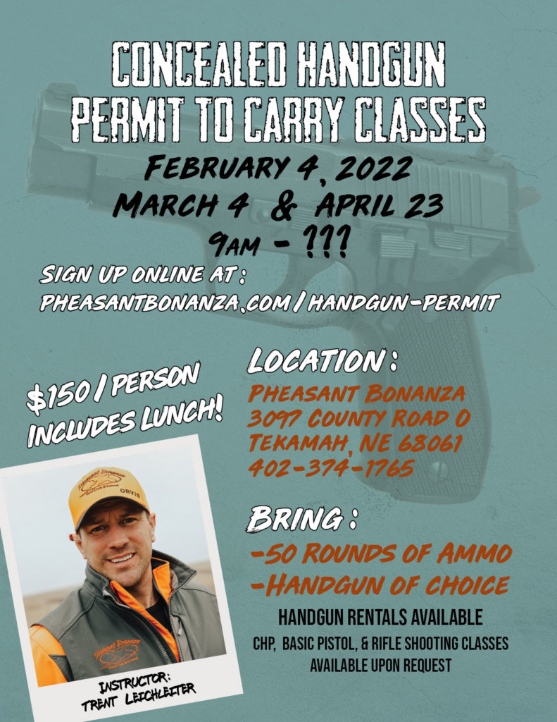 Concealed Handgun Permit Flyer